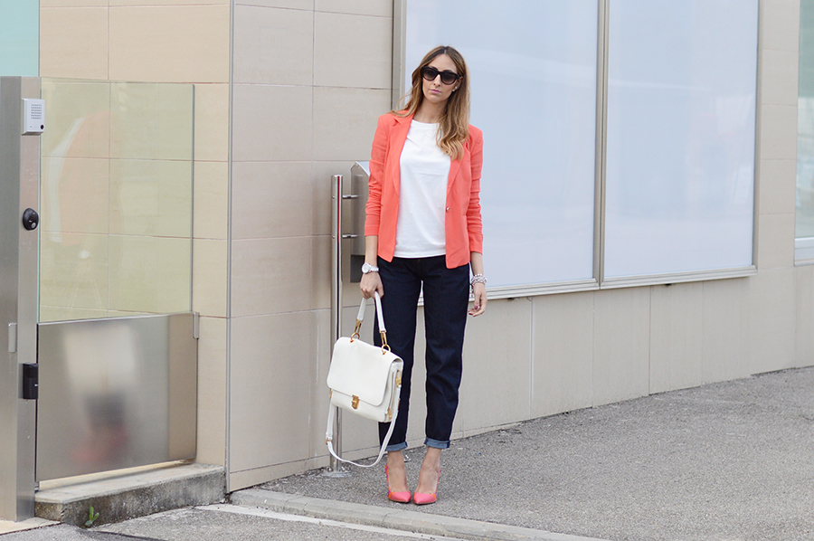 Orange Blazer 