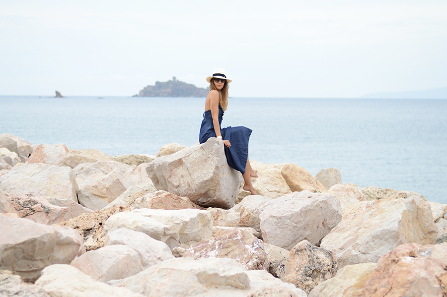 DENIM LONG DRESS