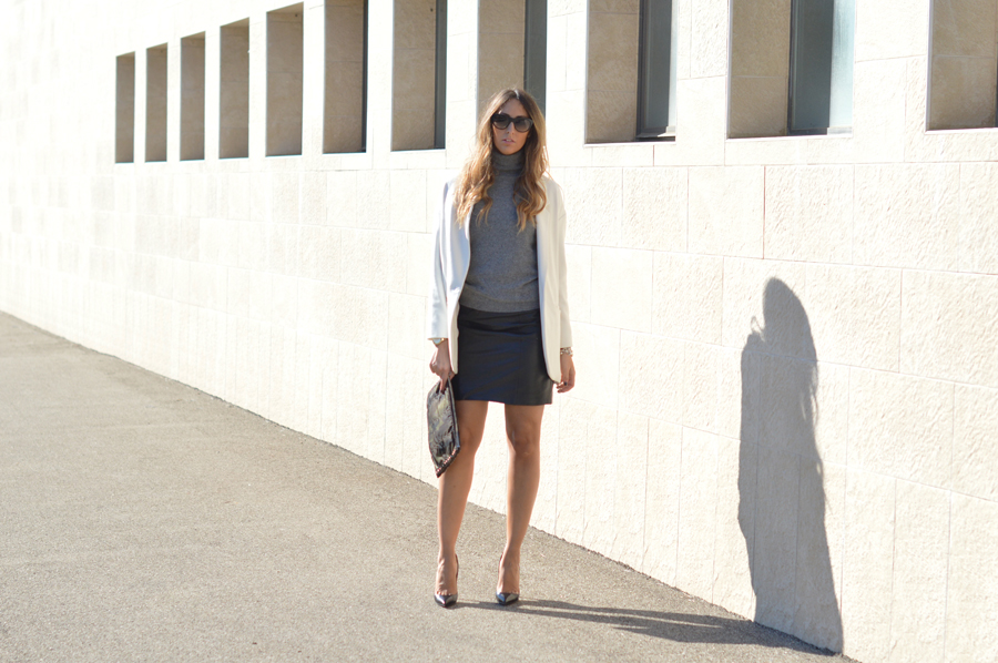 Mini Skirt - Oversize Coat