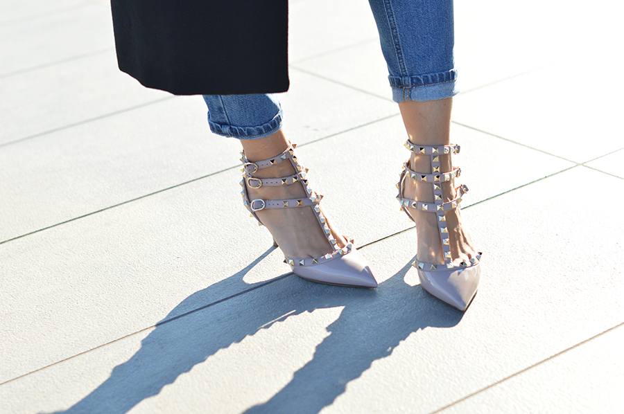 valentino shoes rockstud
