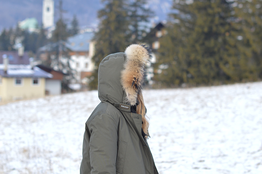 woolrich arctic parka dark green